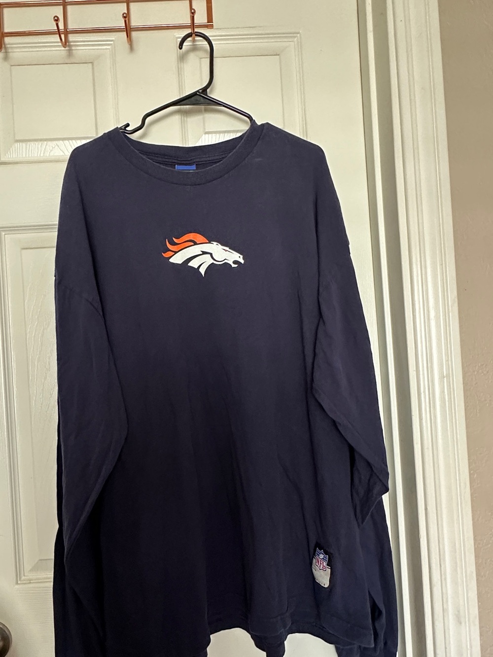Men’s NFL Denver Broncos 2XL Long Sleeve T Shirt